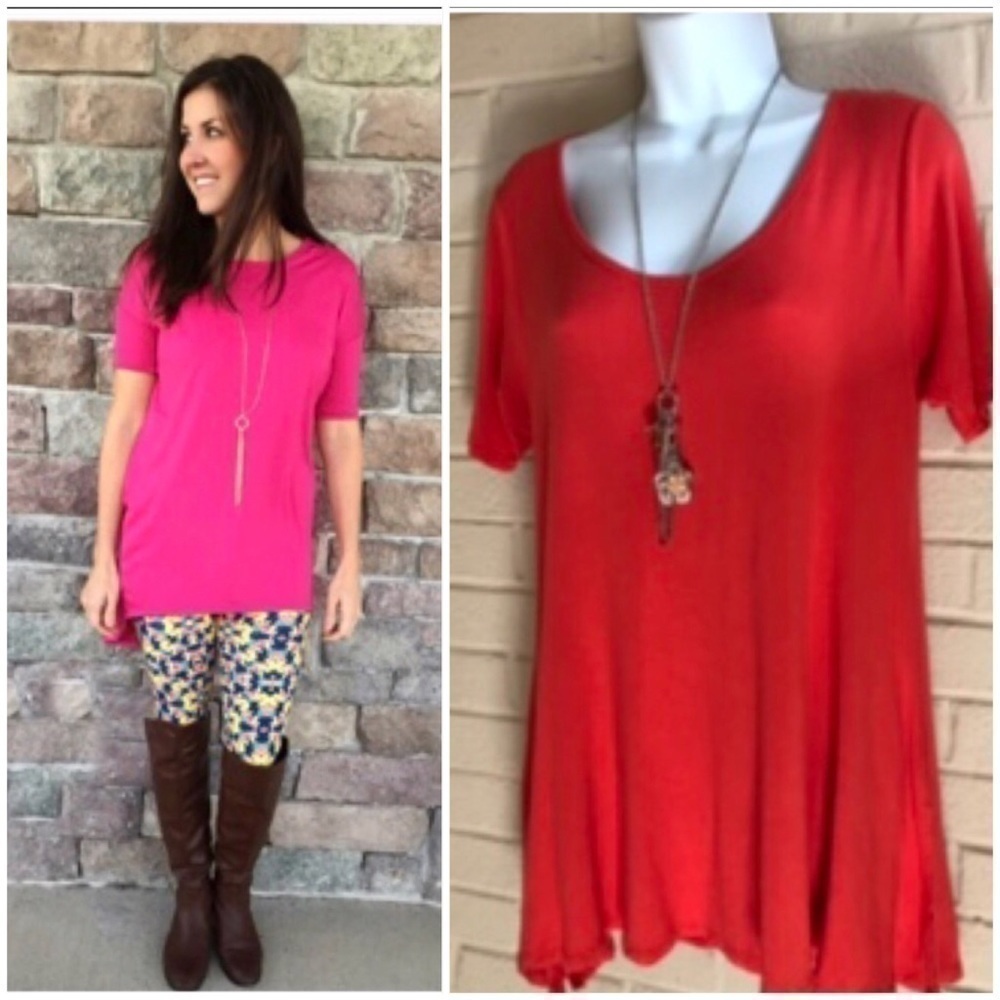 LULAROE Orange Top